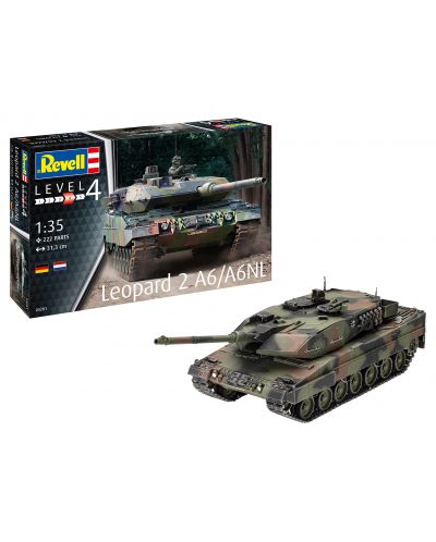 Model asamblat Revell - Танк Леопард 2 A6/A6NL - 6